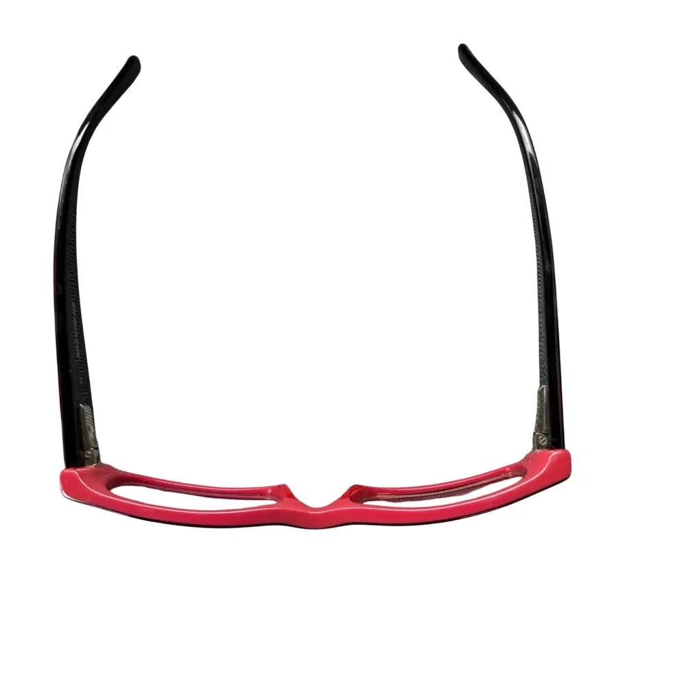 Skechers Eyeglass Frames Women 48-17-135 Black Red SK 2013 Rectangular Rose